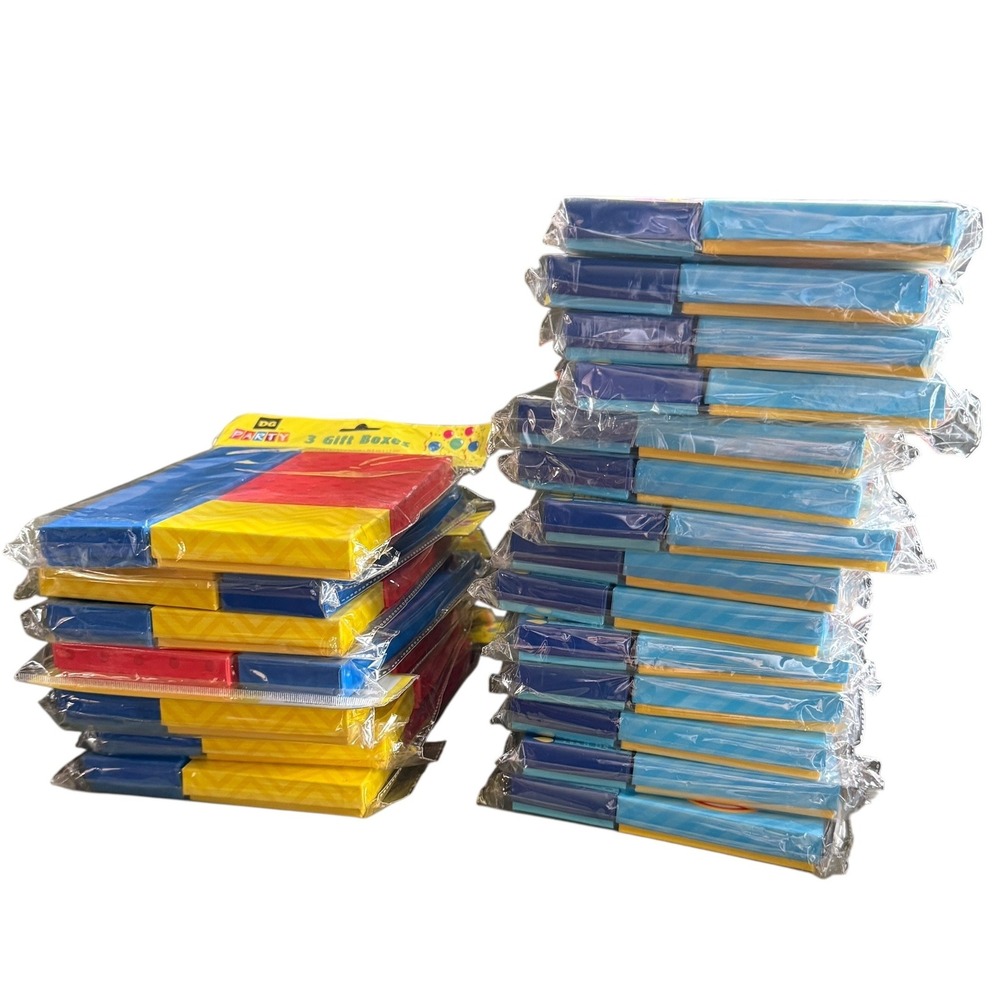 Lot of 63 Assorted DG Party Multicolor Gift Boxes NEW IN SEALED PACKAGES - Picture 12 of 12